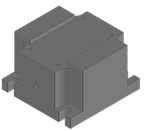 Mounting adapter "X" for DRVL
